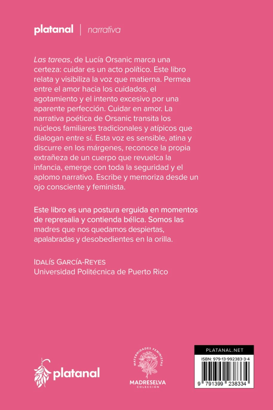 Las tareas de Lucía Orsanic