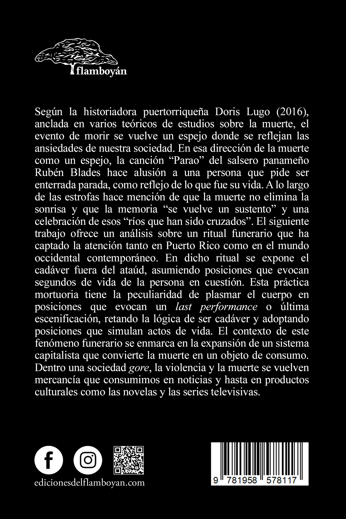 El muerto parao. Velorios, marginalidad y performance en el Puerto Rico contemporáneo. Luis Javier Cintrón-Gutiérrez