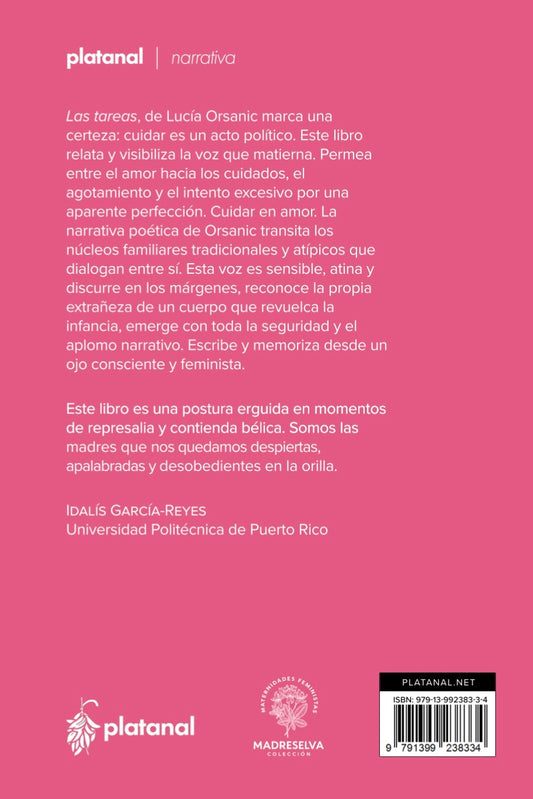 Las tareas de Lucía Orsanic