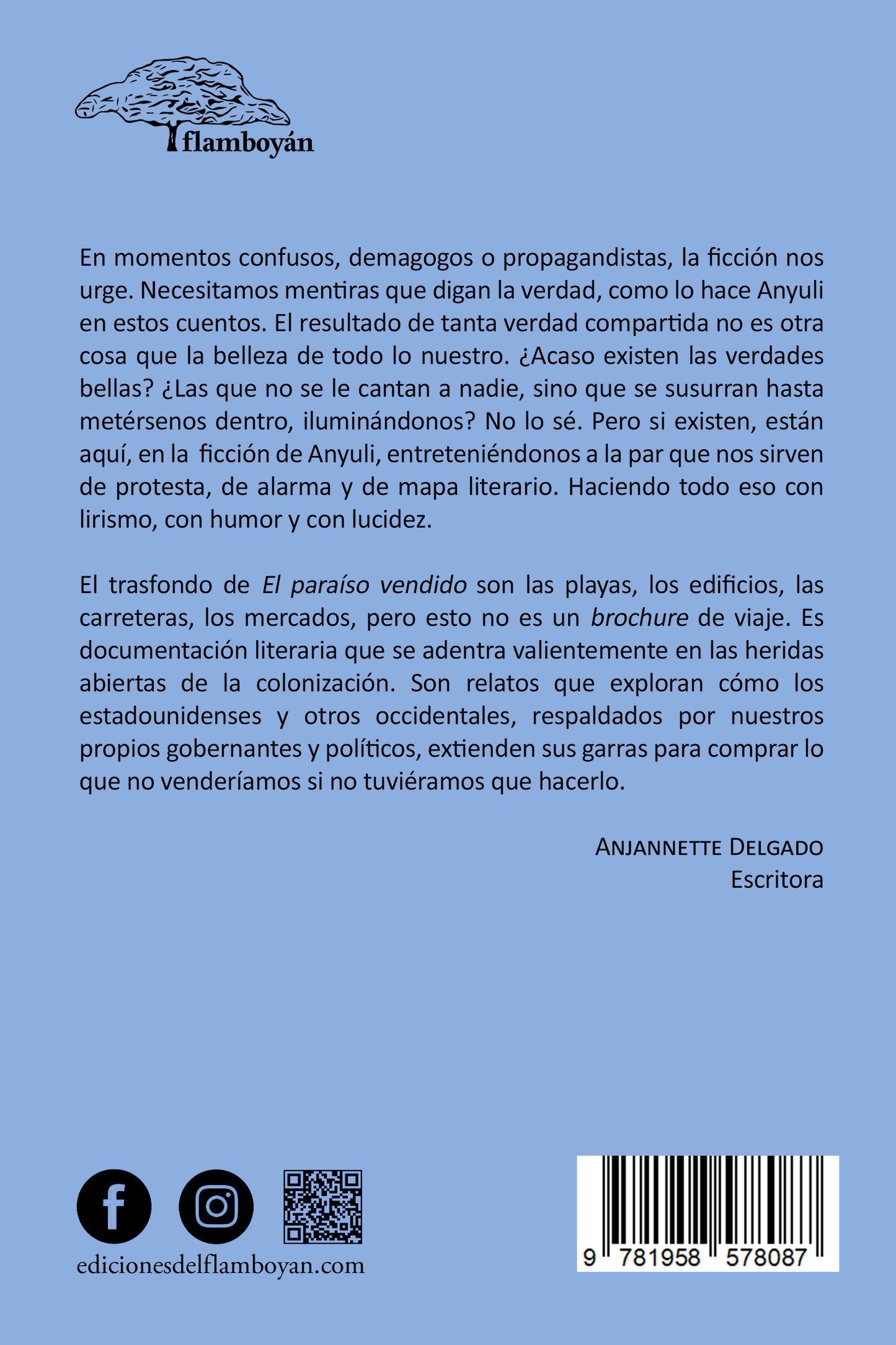 El paraíso vendido: Anyuli González Oliver