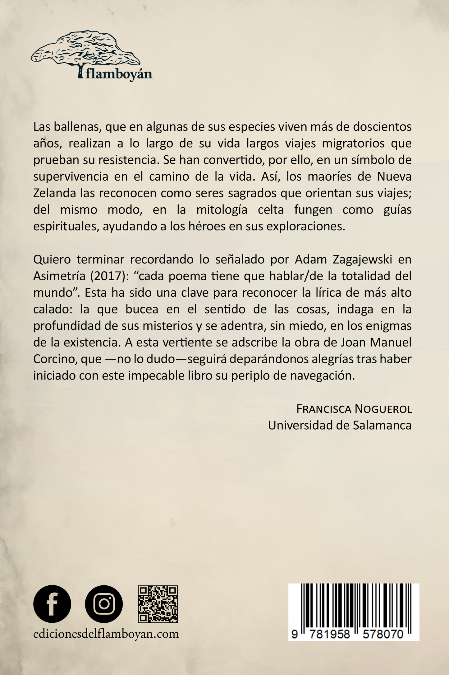La voz de la ballena: Joan Manuel Corcino Font