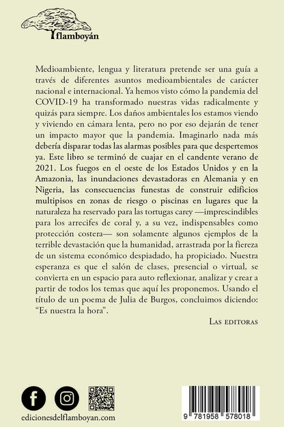 Verdor que clama. Medioambiente, lengua y literatura: Rivera Villegas, Morales Reyes y Luque Colautti (Eds.)