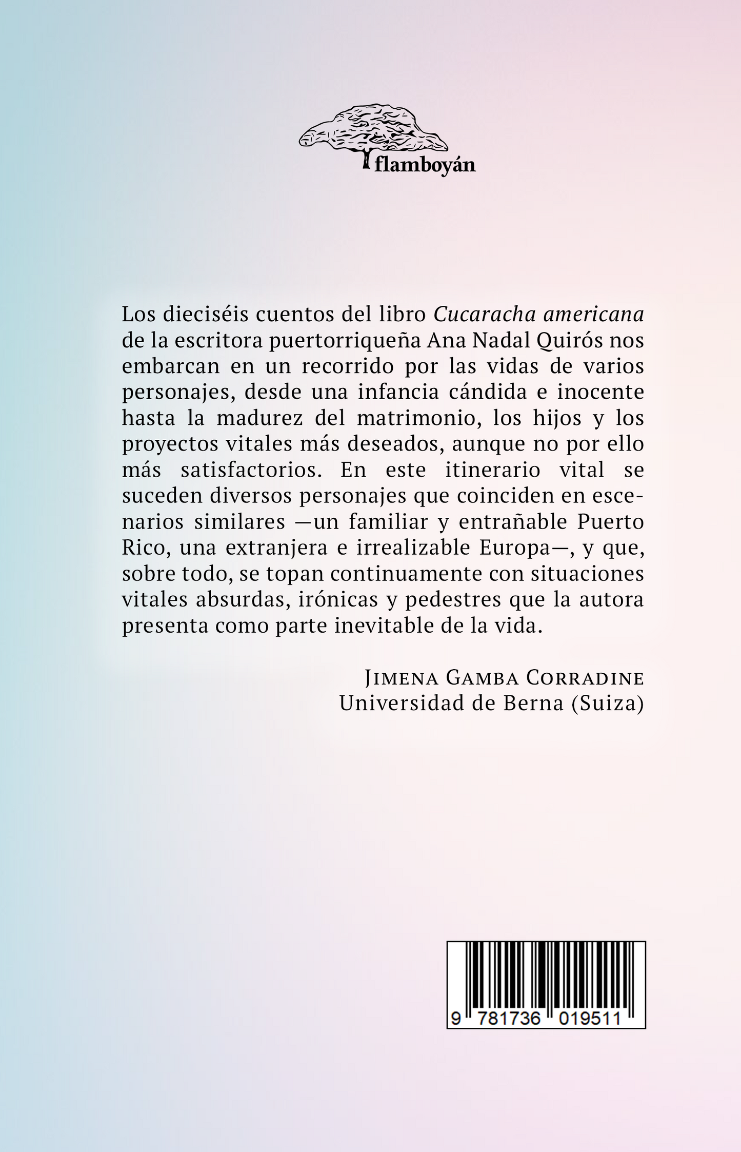 Cucaracha americana: Ana Nadal Quirós