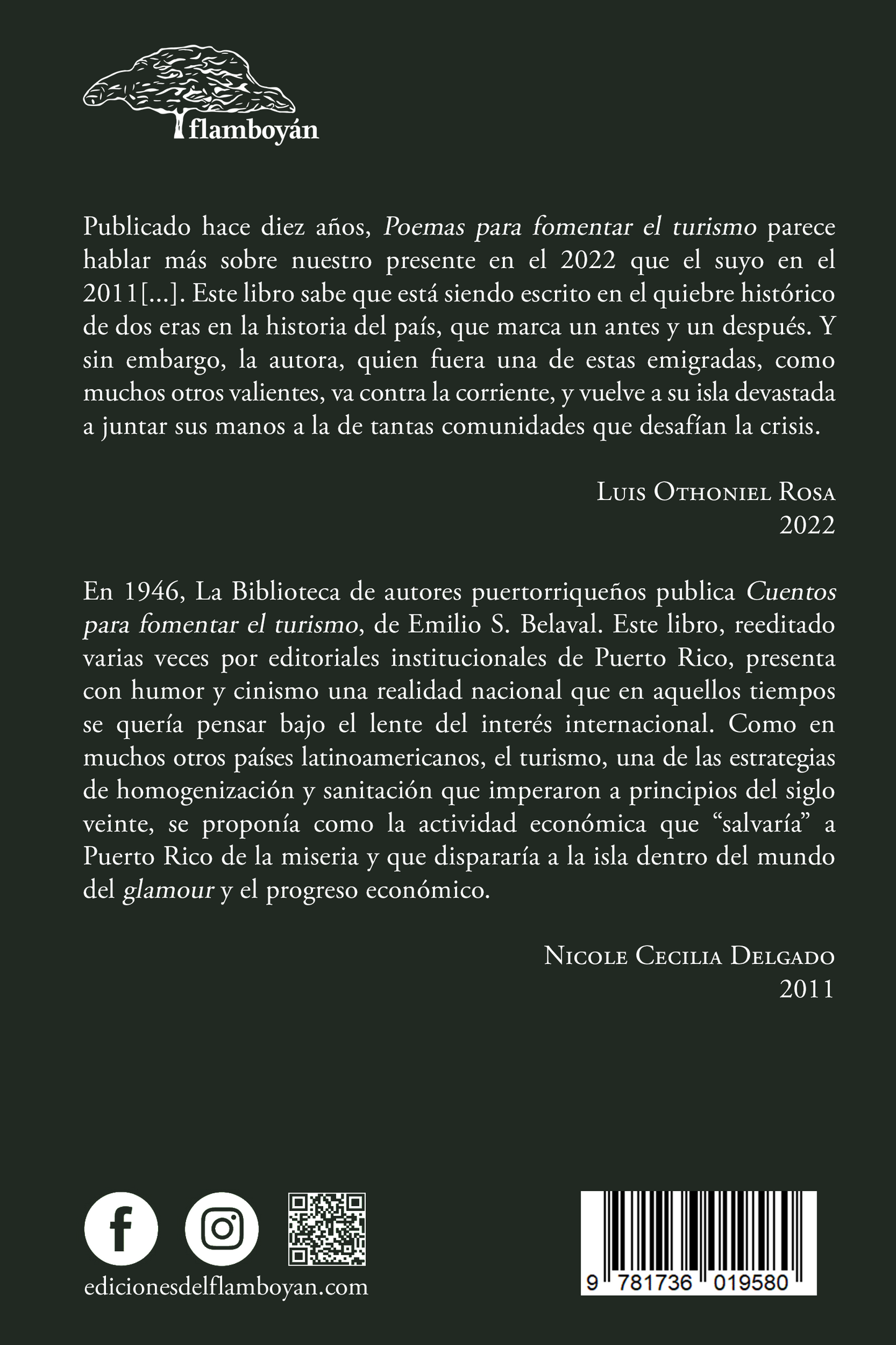 Poemas para fomentar el turismo, edición 10mo aniversario: Mara Pastor